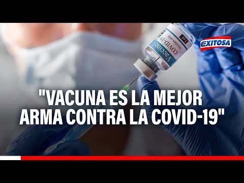 La mejor arma contra la COVID-19 es la vacuna, indica decana del Colegio Médico del Perú