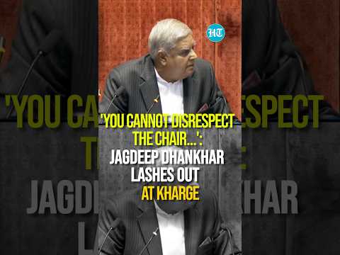 'You Cannot Disrespect The Chair...': Jagdeep Dhankhar Lashes Out On Kharge