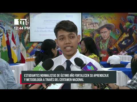 Comunidad educativa elige al mejor estudiante normalista de Nicaragua