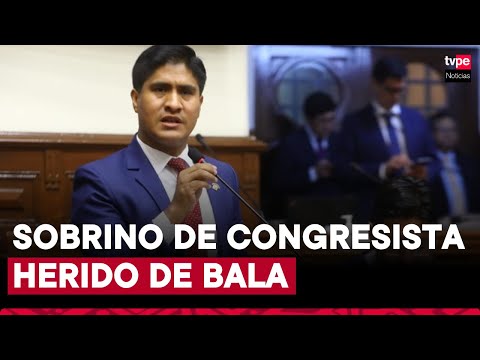 Sobrino de seis años del congresista Wilson Soto fue herido de bala por delincuentes