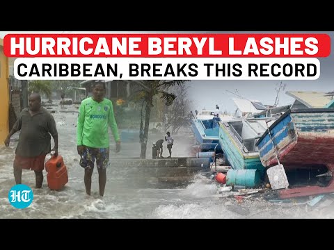 Hurricane Beryl Wreaks Havoc In Caribbean, Becomes Earliest Ever Category 5 Hurricane in Atlantic