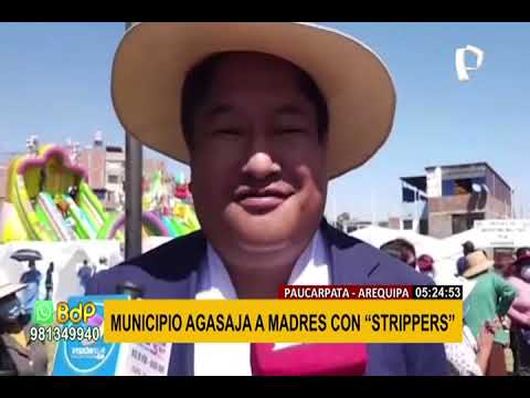 Arequipa: alcalde niega haber contratado strippers y que show lo tomó por sorpresa
