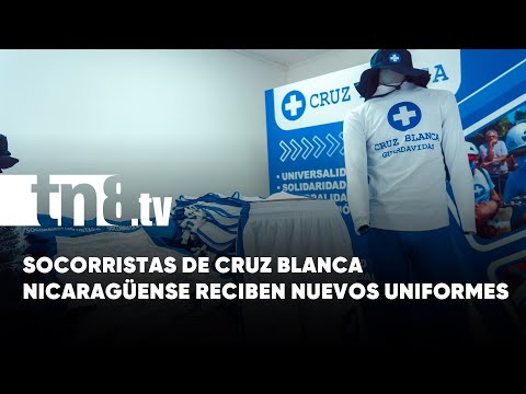 Cruz Blanca Nicaragüense inicia temporada 2024 con la entrega de uniformes a socorristas