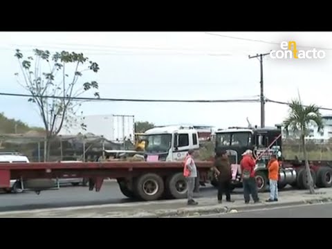 Paro nacional de transportistas en Ecuador | En Contacto | Ecuavisa