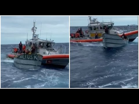 Guardia Costera busca un balsero desaparecido en el mar; rescata a otros 28