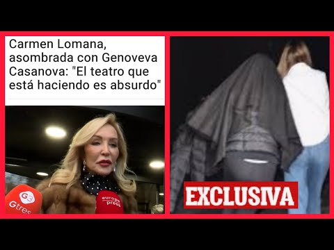 ?CARMEN LOMANA TACHA DE RIDICULA Y FANTASMA A GENOVEVA CASANOVA