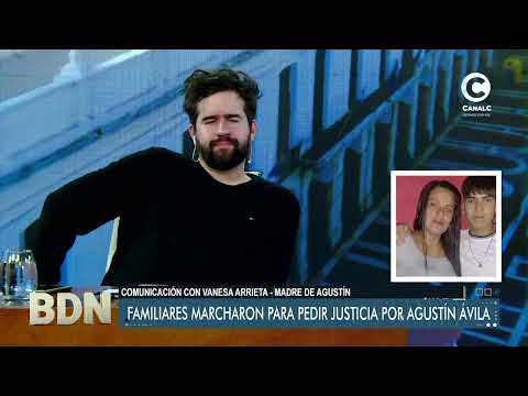 Comunicación con Vanesa Arrieta, madre de Agustín Ávila