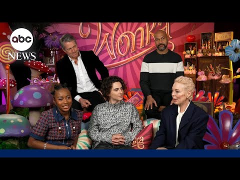 'Wonka' cast on bringing world of young Willy Wonka to life