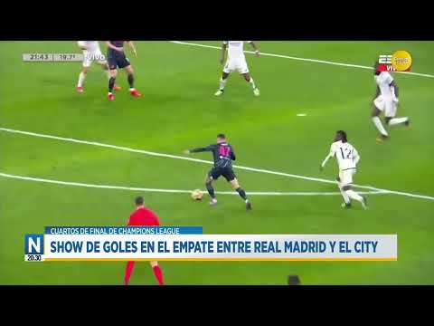 Show de goles en el empate entre Real Madrid y el City ?N20:30?09-04-24