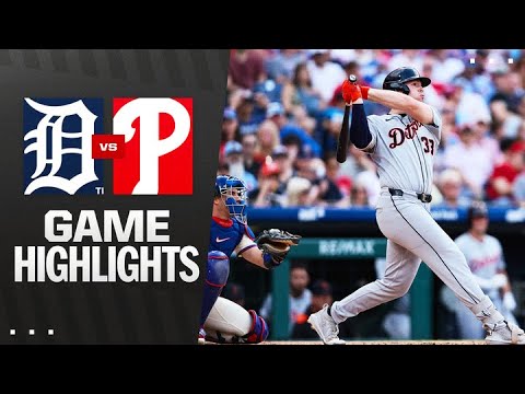 Tigers vs. Phillies Game Highlights (8/2/25) | MLB Highlights