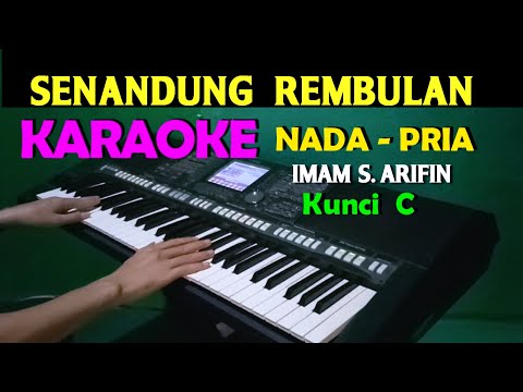 SENANDUNG REMBULAN - Imam S Arifin | KARAOKE Nada Pria