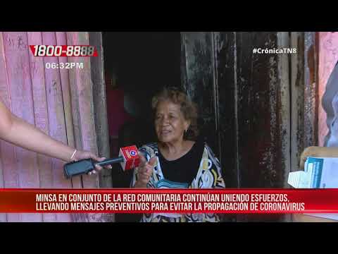 Brigadistas del ministerio de salud llevan mensaje ante brote del COVID-19 – Nicaragua