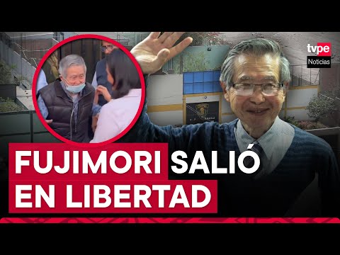 Alberto Fujimori salió en libertad tras fallo del TC