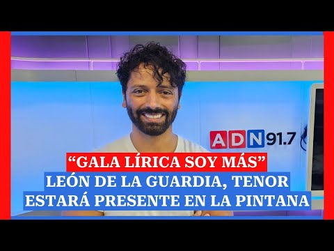 León de la Guardia, tenor chileno-italiano, estará presente en Gala Lírica Soy más en la Pintana