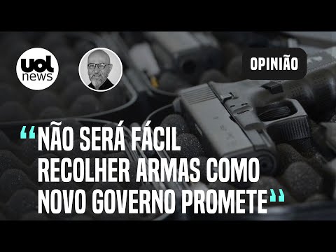 Bolsonaro deixa herança maldita com distribuição de armas indiscriminada, diz Josias de Souza