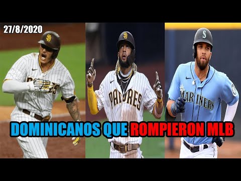 MANNY MACHADO, FERNANDO TATIS JR Y JOSÉ MARMOLEJOS ¡BRILLAN! - DOMINICANOS QUE ROMPIERON MLB