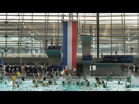 JO-2024: inauguration du Centre aquatique olympique de Saint-Denis | AFP