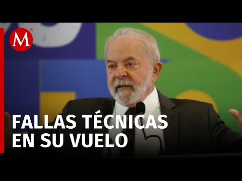 Luis Inácio Lula da Silva enfrenta inconvenientes técnicos en su regreso a Brasil