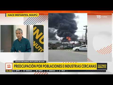 El peligro en Maipú que reveló reportaje del Tío Emilio por  planta de ENAP cerca del incendio