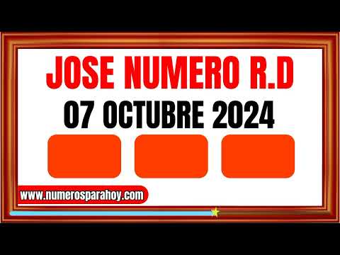 NÚMEROS DE HOY 07 DE OCTUBRE DE 2024