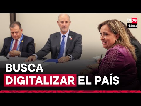 Estados Unidos: presidenta Dina Boluarte se reunió con altos directivos de Google, Visa y GIP