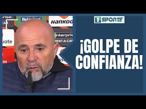 La ALEGRÍA de Jorge Sampaoli tras el TRIUNFO del Sevilla 2-0 ante Fenerbahçe en la Europa League