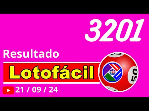 LotoFacil 3201 - Resultado da Lotofacil de Hoje Concurso 3201