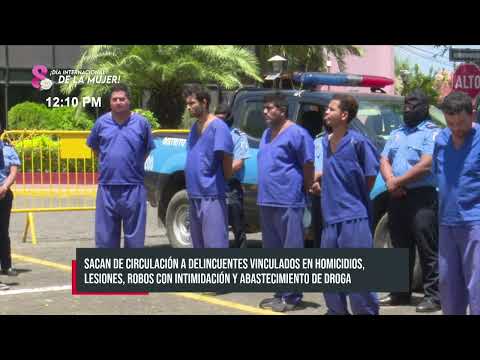 58 delincuentes fueron circulados por diferentes delitos en Nicaragua