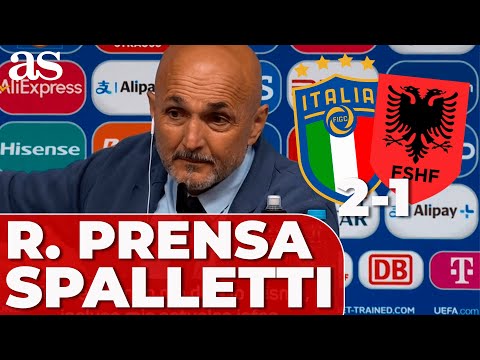 LUCIANO SPALLETTI, en RUEDA DE PRENSA: ITALIA 2 - ALBANIA 1 | EURO 2024