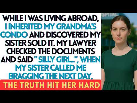 “My Sister Sold the Condo I Inherited From Grandma Behind My Back  But She Made a Crucial Mist