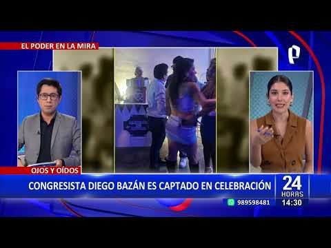 Diego Bazán: Congresista de Avanza País es captado en celebración