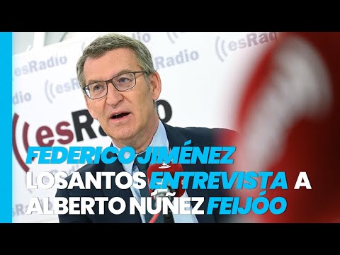 Federico Jiménez Losantos entrevista a Alberto Núñez Feijóo en 'Es la Mañana'