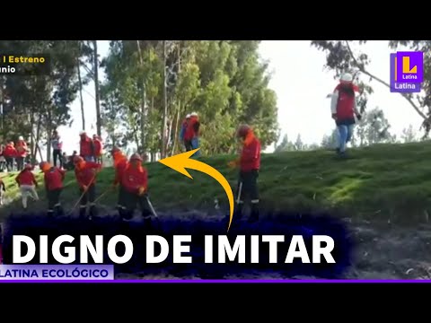 Admirable: Vecinos de Huancayo se unen para limpiar laguna y cuidar el ambiente