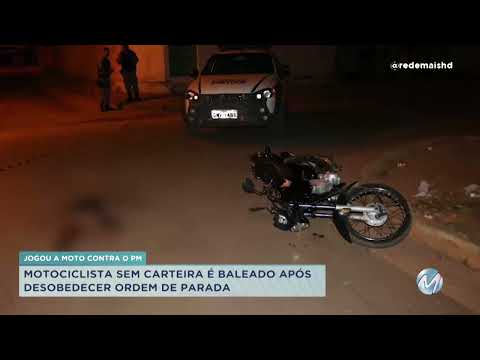 Motociclista é baleado na panturrilha por policial militar em Taiobeiras