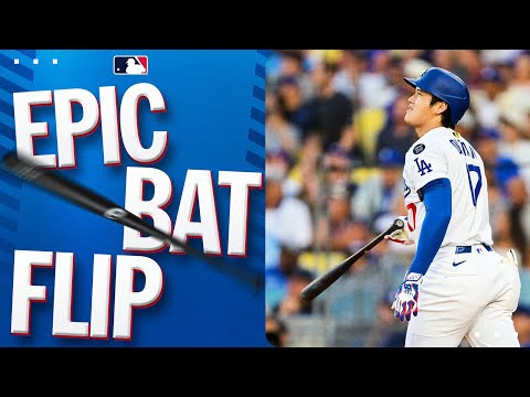 Shohei with an EPIC BAT FLIP for his 35th HR of the season! | 大谷翔平35号放つ