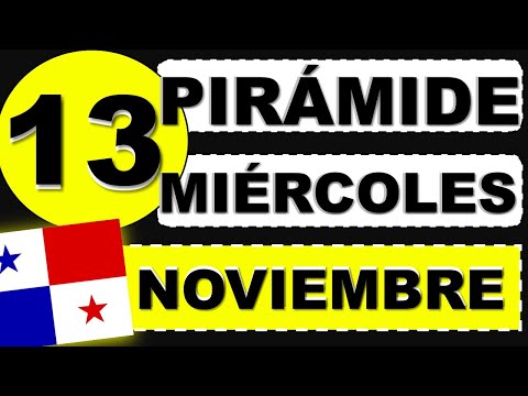 Pirámide de la Lotería de Panamá para Miercoles 13 Noviembre 2024 Decenas Suerte Sorteo Miercolito