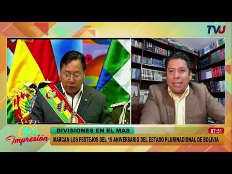 Divisiones el MAS marcan los festejos del 15vo aniversario del Estado Plurinacional de Bolivia