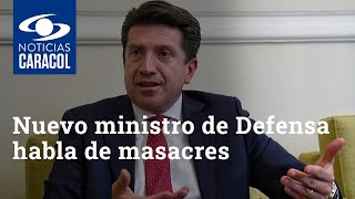 Nuevo ministro de Defensa habla de masacres e irregularidades en erradicación de cultivos ilícitos
