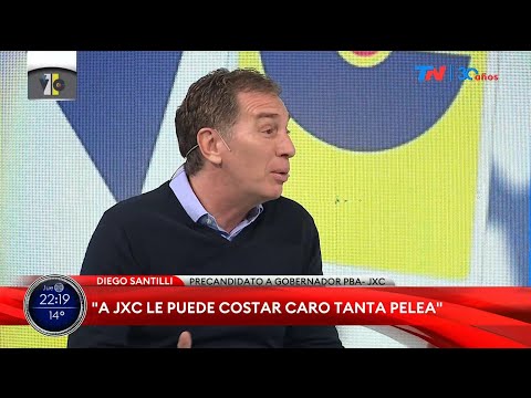 A JxC le puede costar caro tanta pelea Diego Santilli, precandidato a gobernador de Buenos Aires