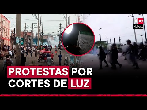 Iquitos: ciudadanos intentan tomar empresa de energía eléctrica en protesta por cortes de luz