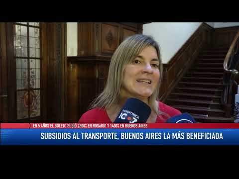Subsidios al transporte Buenos Aires la más beneficiada En 5 años el boleto subió 280% en Rosario y