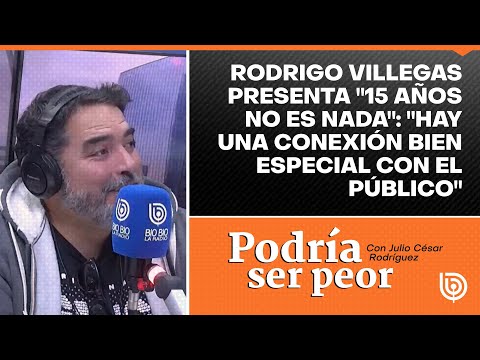 Rodrigo Villegas presenta 15 años No Es Nada: Hay una conexión bien especial con el público