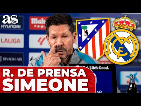 SIMEONE, rueda de prensa COMPLETA | PREVIA ATLÉTICO DE MADRID vs. REAL MADRID