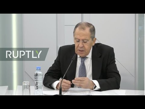 REFEED:  Lavrov speaks at Gorchakov Fund meeting (English)