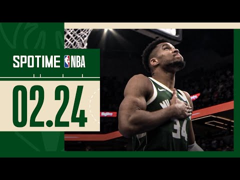 [SPOTIME NBA] 서부 1위 잡아낸 야니스 밀워키 vs 미네소타 & TOP7 (02.24)