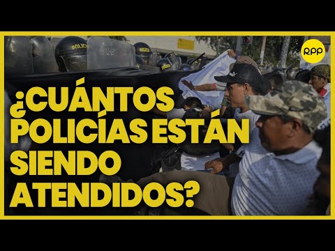 Enfrentamiento en Lima: Efectivos policiales son atendidos en los Hospitales de la Policía