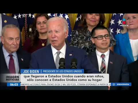 Joe Biden reitera su orgullo por las contribuciones de los dreamers | Noticias con Francisco Zea