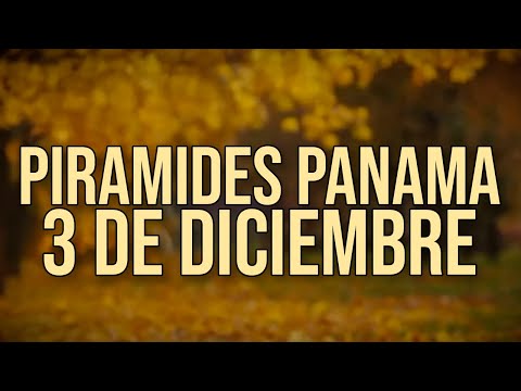 Pirámides de la suerte para el Domingo 3 de Diciembre 2023 Lotería de Panamá