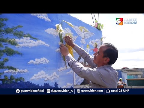 Convierte nicho en mural para honrar la muerte de su hija en Sumpango, Sacatepéquez