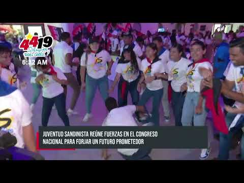 Juventud sandinista forja un futuro prometedor en Congreso Nacional - Nicaragua